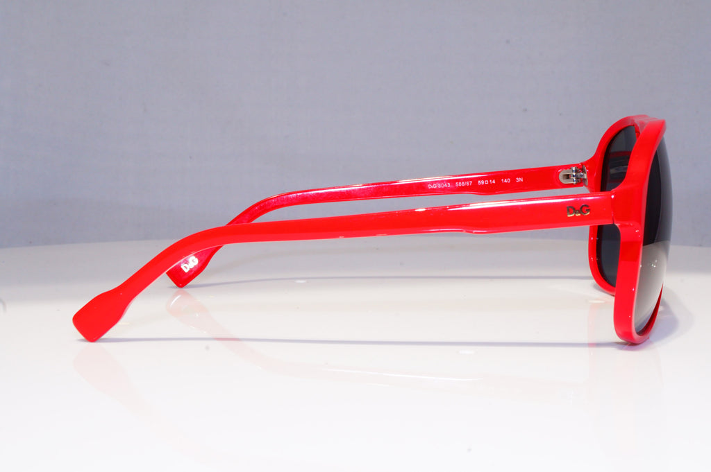 DOLCE & GABBANA Mens Womens Designer Sunglasses Red Pilot D&G 3043 588/87 20354