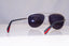 PRADA Mens Mirror Designer Sunglasses Silver Aviator SPS 55R QFP-5Q0 18048