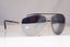 PRADA Mens Mirror Designer Sunglasses Silver Aviator SPS 55R QFP-5Q0 18048