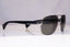 PRADA Mens Polarized Designer Sunglasses Black Aviator SPR 52P 5AV-5W1 18009