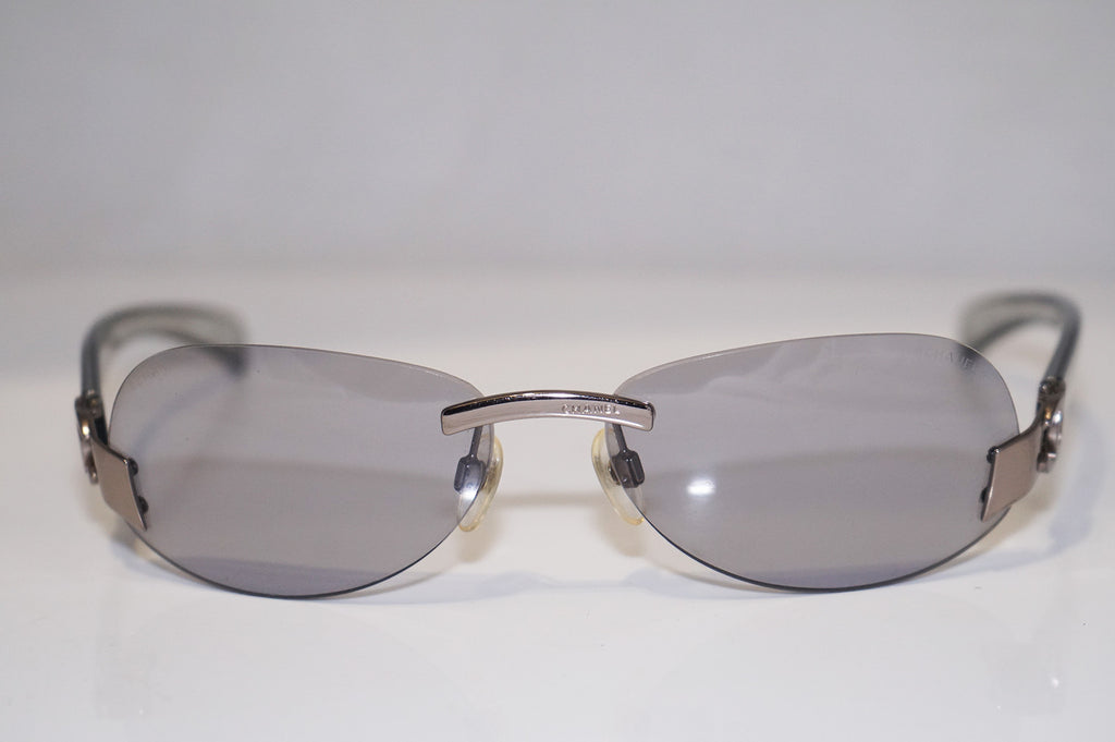 CHANEL Vintage Womens Designer Sunglasses Clear Rectangle 4037 C168 87 14554