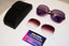 PRADA Womens Designer Sunglasses Black Butterfly SPR 31N 2ZN-3U1 18058