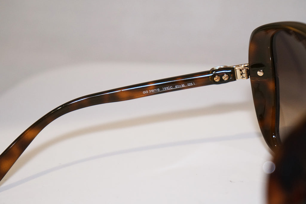GUCCI Womens Designer Sunglasses Brown Oversized GG 3187 791CC 14546