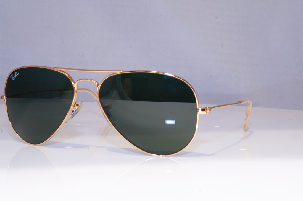 RAY-BAN Mens Womens Designer Sunglasses Gold Pilot RB 3025 W 3234 19288