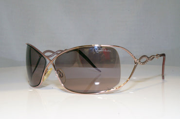 ROBERTO CAVALLI Womens Diamante Oversized Designer Sunglasses Gold Ade 217 17315