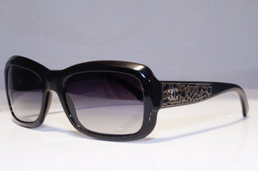 CHANEL Womens Designer Sunglasses Black Rectangle GLITTER 5233 1283/3C 20343