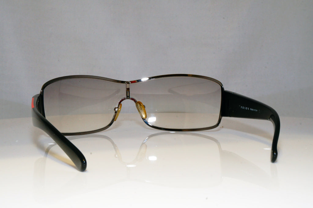 PRADA Mens Designer Sunglasses Black Shield SPS 52E 5AV-5D1 17155