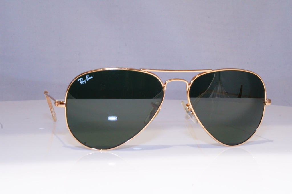 RAY-BAN Mens Womens Designer Sunglasses Gold Pilot RB 3025 W 3234 19288