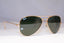 RAY-BAN Mens Designer Sunglasses Gold Pilot RB 3025 001/61 19287