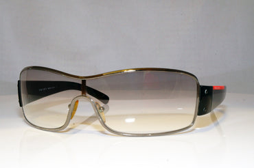 PRADA Mens Designer Sunglasses Black Shield SPS 52E 5AV-5D1 17155