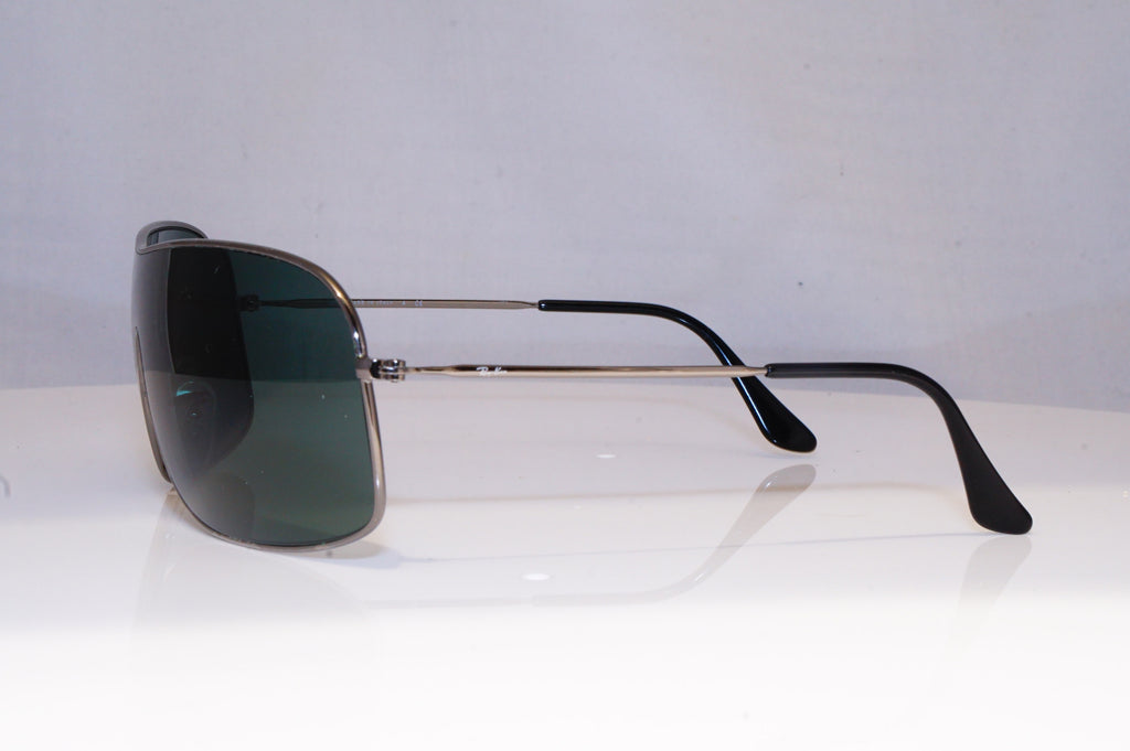 RAY-BAN Mens Designer Sunglasses Silver Shield RB 3341 004/71 19277