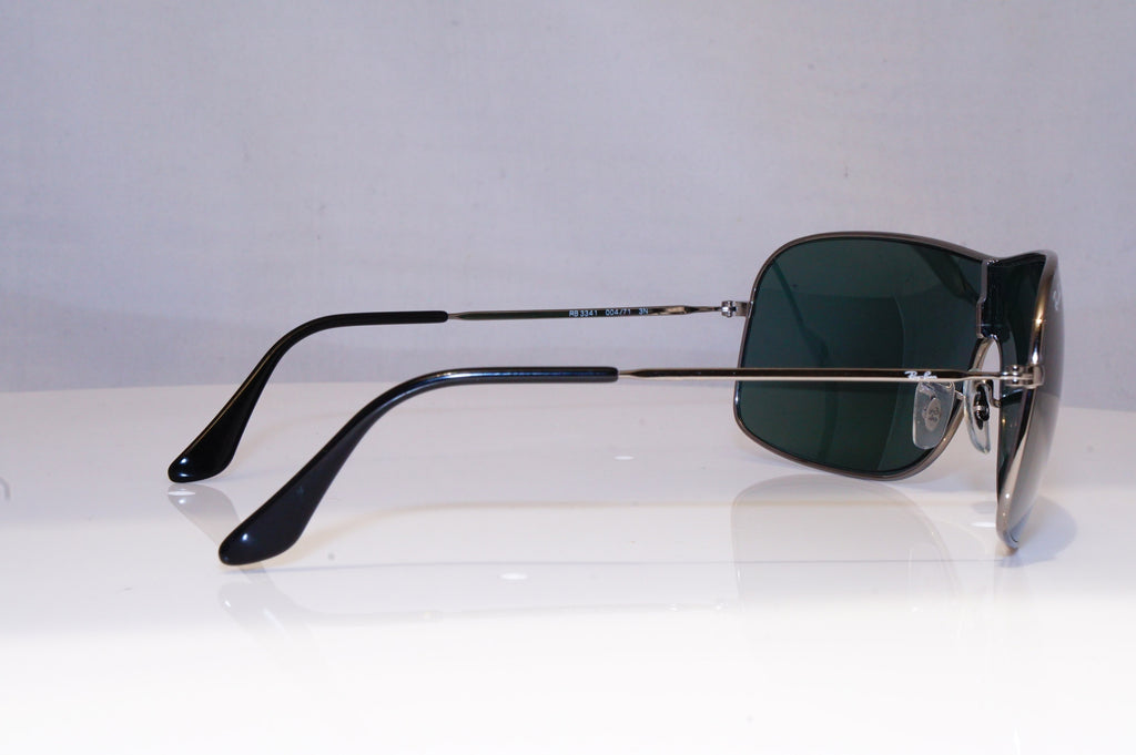 RAY-BAN Mens Designer Sunglasses Silver Shield RB 3341 004/71 19277