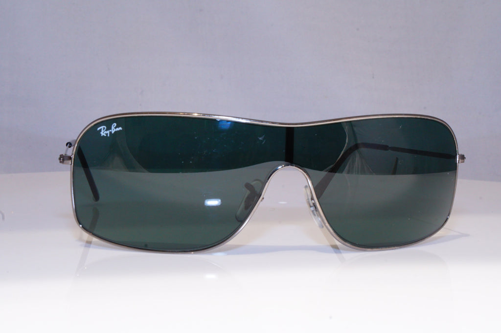 RAY-BAN Mens Designer Sunglasses Silver Shield RB 3341 004/71 19277