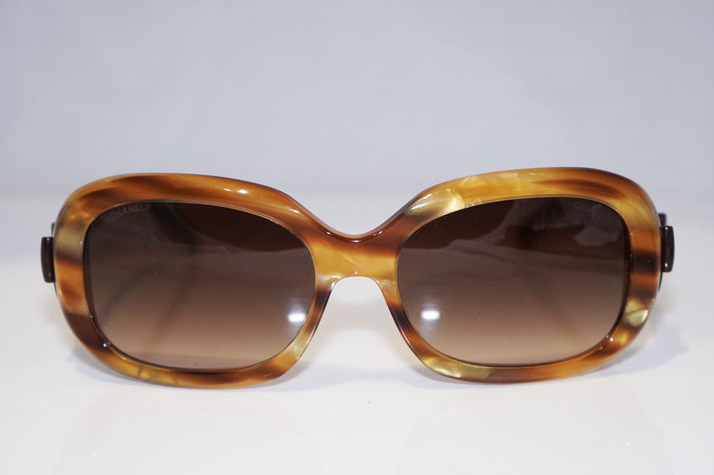 CHANEL Womens Designer Bow Sunglasses Brown Oval 5170 C938 38 14538