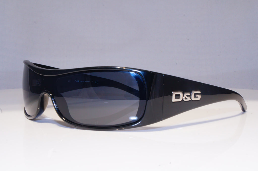 DOLCE & GABBANA Mens Designer Sunglasses Black Shield D&G 8047 501/87 18955