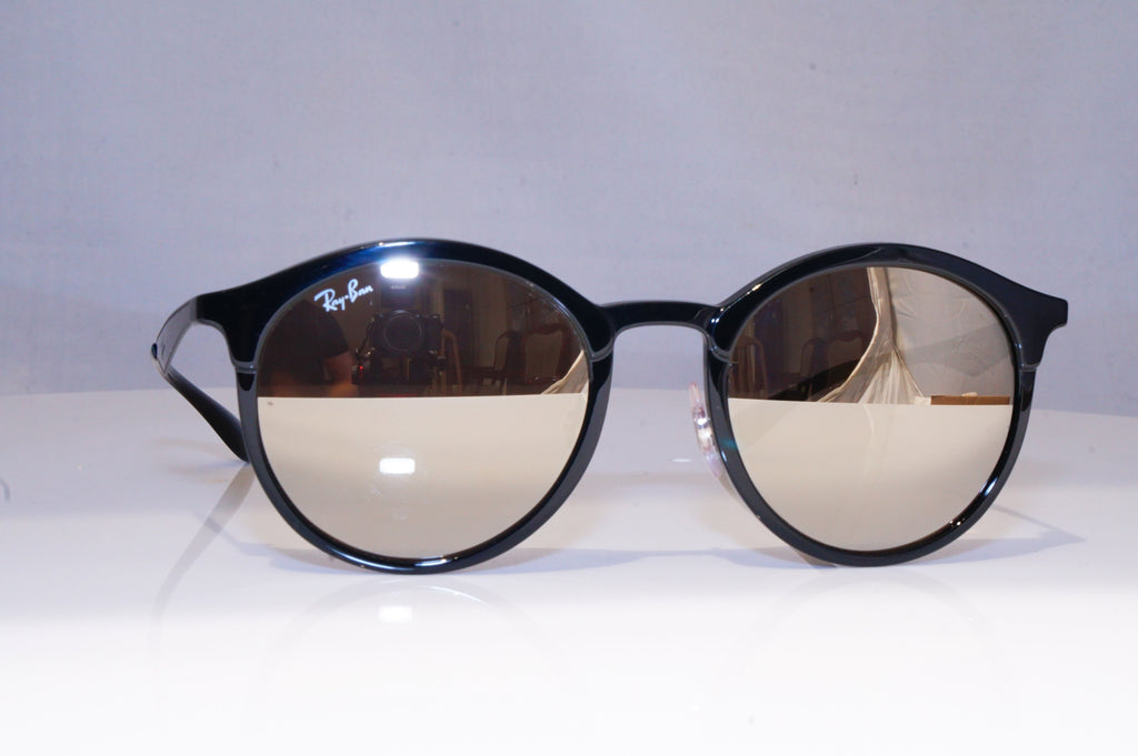 RAY-BAN Mens Womens Mirror Designer Sunglasses Black Round RB 4277 601/5A 19297