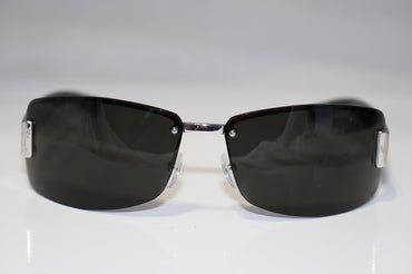 GUCCI Vintage Mens Designer Sunglasses Black Rectangle GG 1801 NN6 15798