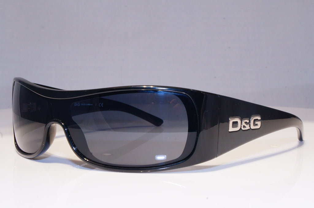 DOLCE & GABBANA Mens Designer Sunglasses Black Shield D&G 8047 501/87 18955