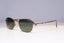 RAY-BAN Mens Vintage 1990 Designer Sunglasses Brown Rectangle W2656 BRN 20342