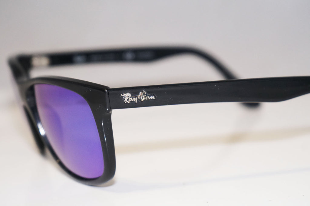 RAY-BAN Mens Designer Flash Mirror Sunglasses Black Square RB 4181 601 9A 14242