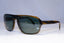 RAY-BAN Mens Vintage 1990 Designer Sunglasses Black Rectangle RB 2117 901 19292