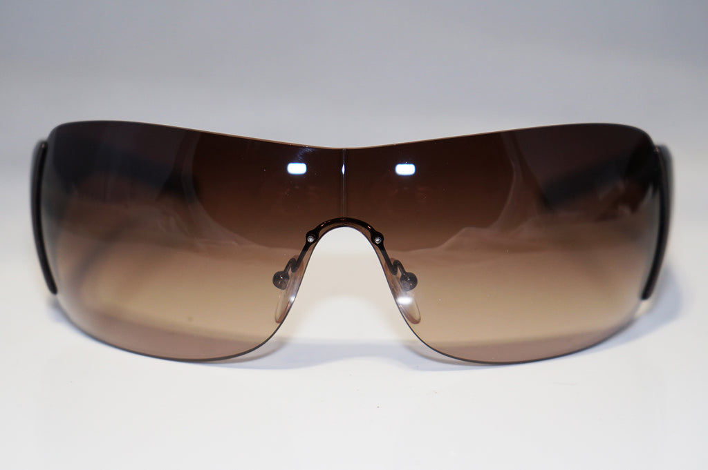 PRADA Mens Designer Sunglasses Brown Shield SPS 02L 7Y2-6S1 16039