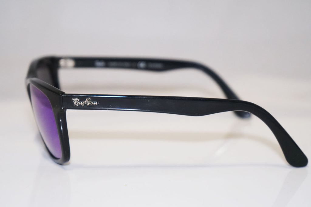 RAY-BAN Mens Designer Flash Mirror Sunglasses Black Square RB 4181 601 9A 14242