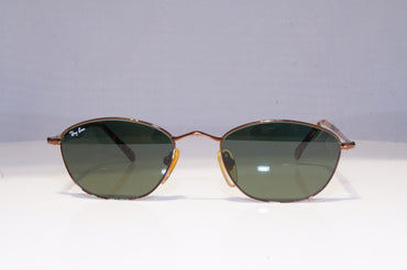 RAY-BAN Mens Vintage 1990 Designer Sunglasses Brown Rectangle W2656 BRN 20342