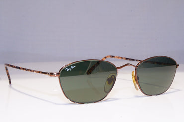 RAY-BAN Mens Vintage 1990 Designer Sunglasses Brown Rectangle W2656 BRN 20342
