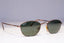 RAY-BAN Mens Vintage 1990 Designer Sunglasses Brown Rectangle W2656 BRN 20342