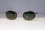RAY-BAN Mens Vintage Designer Sunglasses Silver Oval W2839 SLV 21096