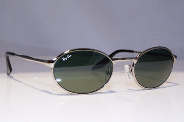 RAY-BAN Mens Vintage Designer Sunglasses Silver Oval W2839 SLV 21096