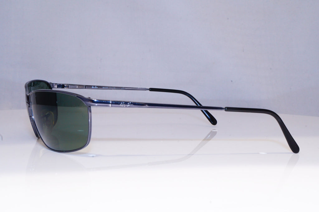 RAY-BAN Mens Vintage 1990 Designer Sunglasses Rectangle RB 3183 002/81 19301