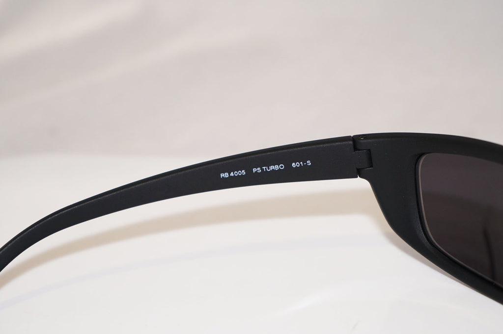 RAY-BAN Vintage Mens Designer Sunglasses Black PS TURBO RB 4005 601S 14288