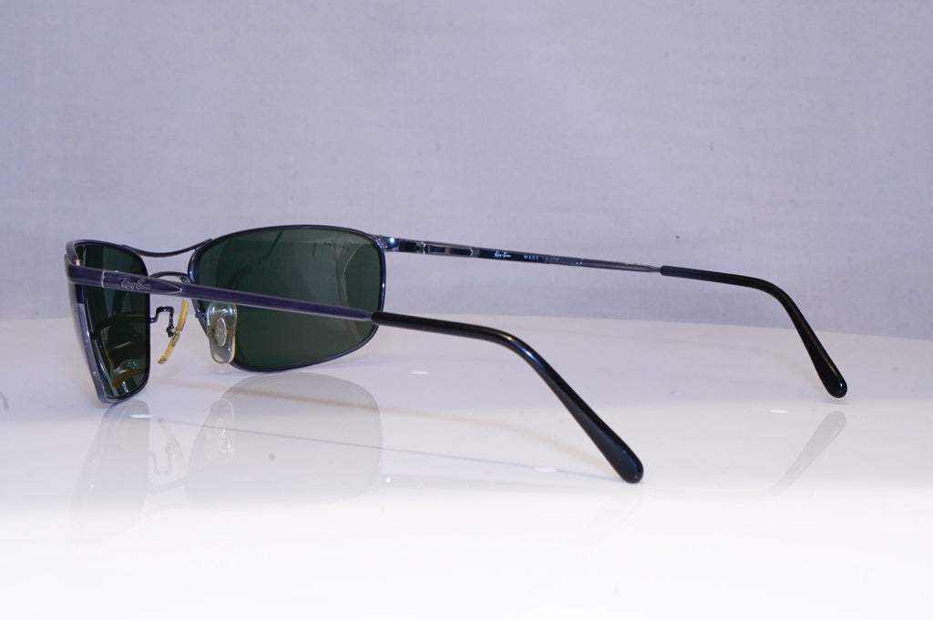 RAY-BAN Mens Vintage 1990 Designer Sunglasses Rectangle RB 3183 002/81 19301
