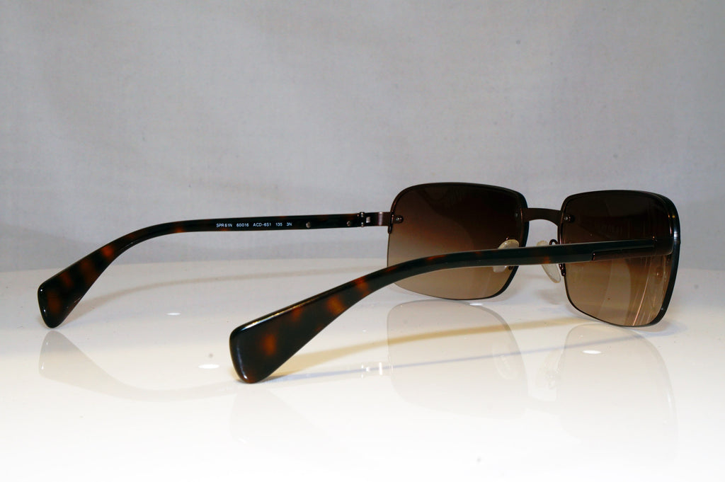 PRADA Mens Boxed Designer Sunglasses Brown Rectangle SPR 61N ACD-6S1 17121