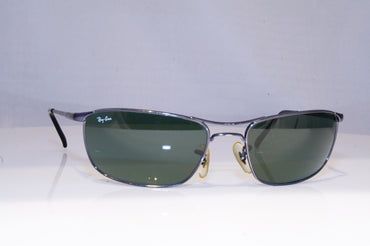 RAY-BAN Mens Vintage 1990 Designer Sunglasses Rectangle RB 3183 002/81 19301
