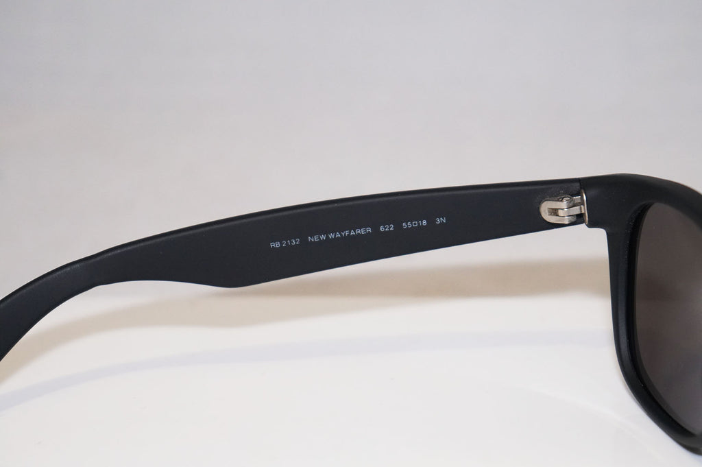 RAY-BAN Mens Designer Flash Mirror Sunglasses Black New Wayfarer RB 2132 14557