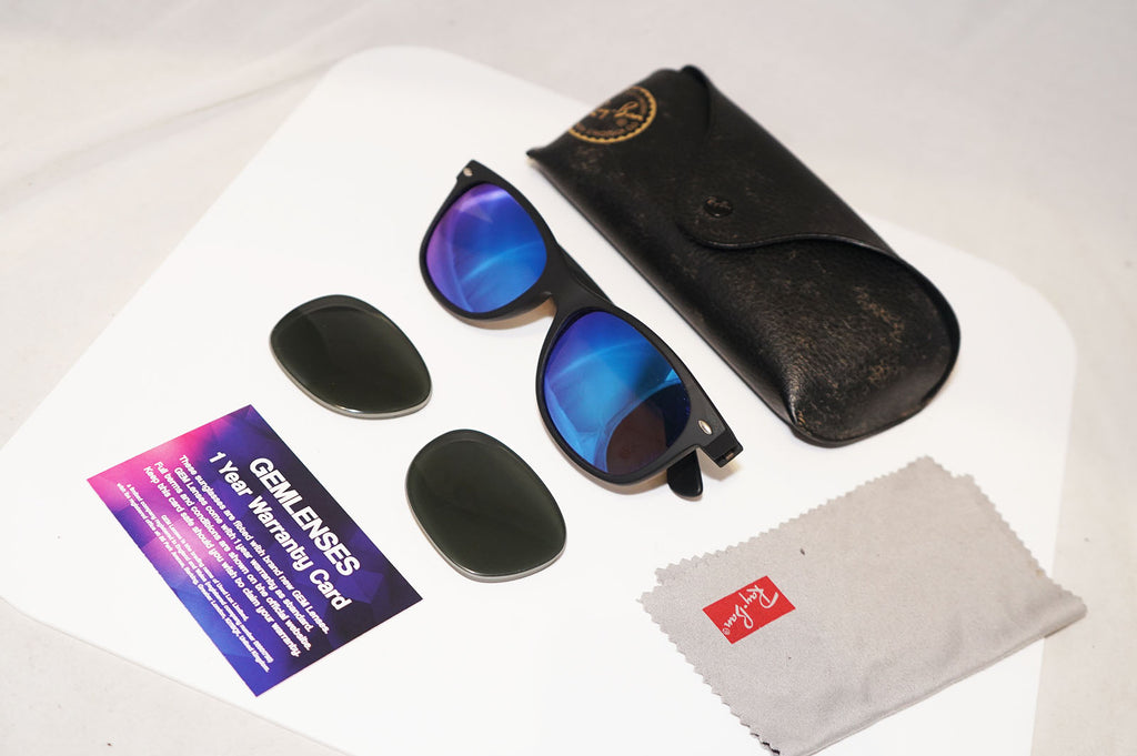 RAY-BAN Mens Designer Sunglasses Black Aviator RB 3467 004 82 14544