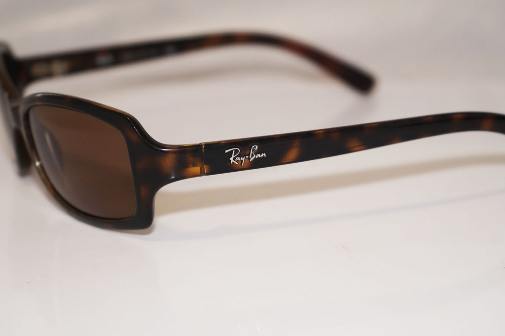 RAY-BAN Vintage Womens Designer Sunglasses Brown Rectangle RB 2130 902 14531