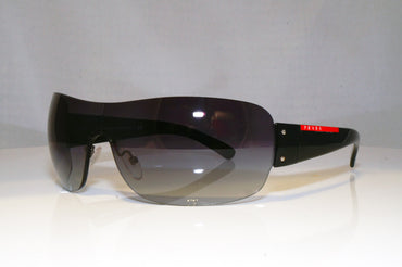 PRADA Mens Designer Sunglasses Black Shield SPS 074 1AB-5D1 17115