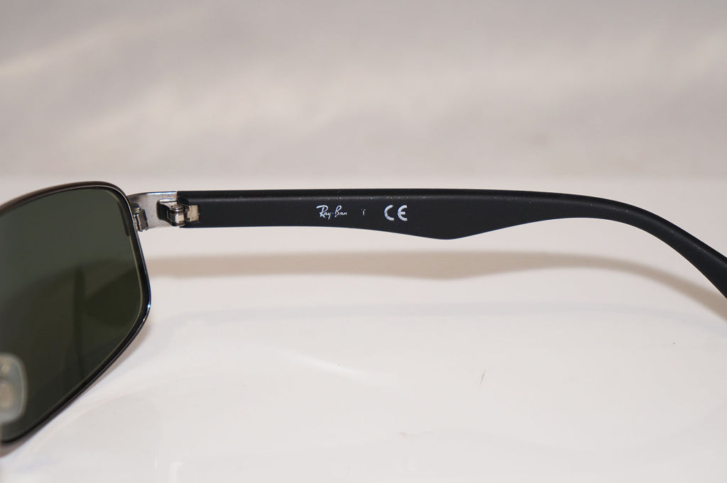 RAY-BAN Mens Designer Sunglasses Silver Wrap RB 3445 004 14419