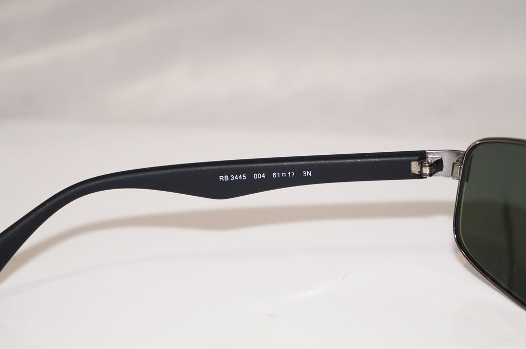 RAY-BAN Mens Designer Sunglasses Silver Wrap RB 3445 004 14419