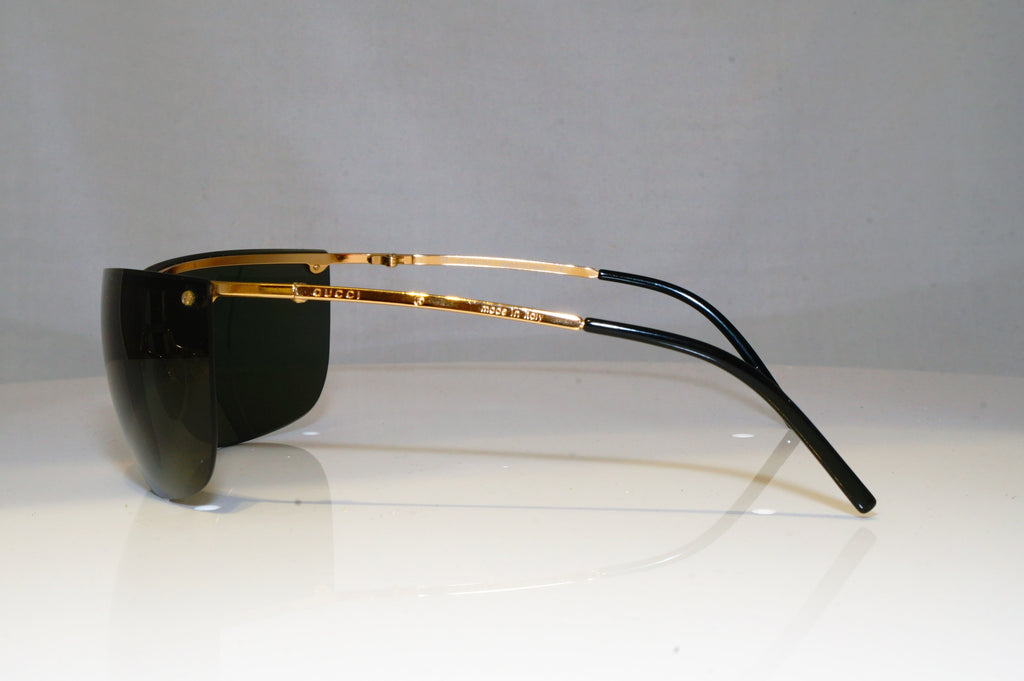 GUCCI Mens Unisex Vintage Designer Sunglasses Gold Wrap GG 2652 79 17322