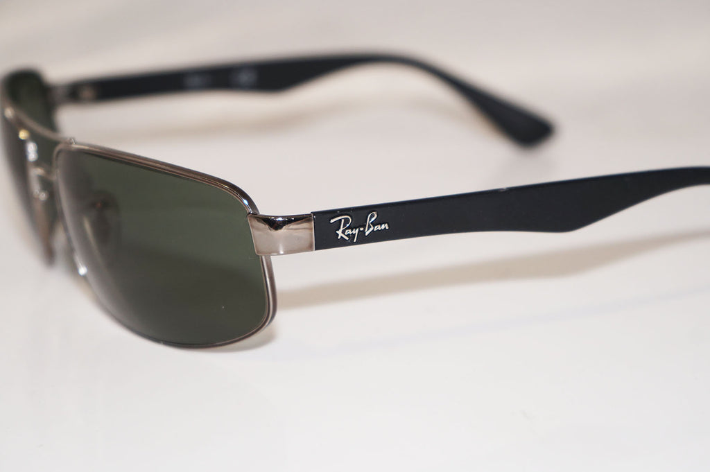 RAY-BAN Mens Designer Sunglasses Silver Wrap RB 3445 004 14419