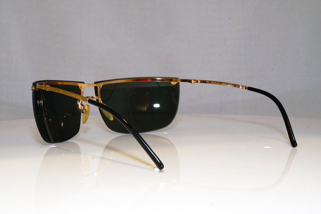 GUCCI Mens Unisex Vintage Designer Sunglasses Gold Wrap GG 2652 79 17322