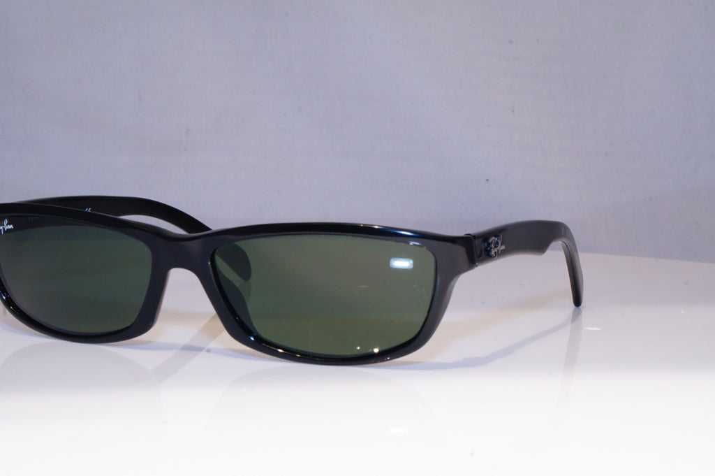 RAY-BAN Mens Vintage 1990 Designer Sunglasses Black Rectangle RB 2117 901 19292