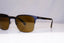 PRADA Mens Polarized Designer Sunglasses Brown Clubmaster SSPR 61S U6C-5Y1 17985