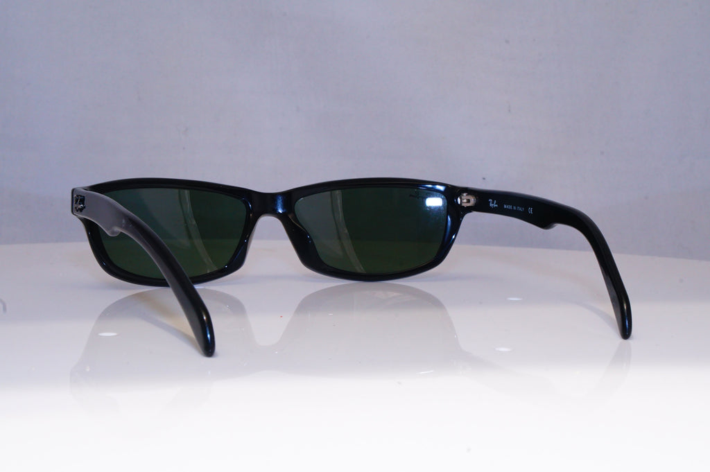 RAY-BAN Mens Vintage 1990 Designer Sunglasses Black Rectangle RB 2117 901 19292