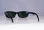 RAY-BAN Mens Vintage 1990 Designer Sunglasses Black Rectangle RB 2117 901 19292